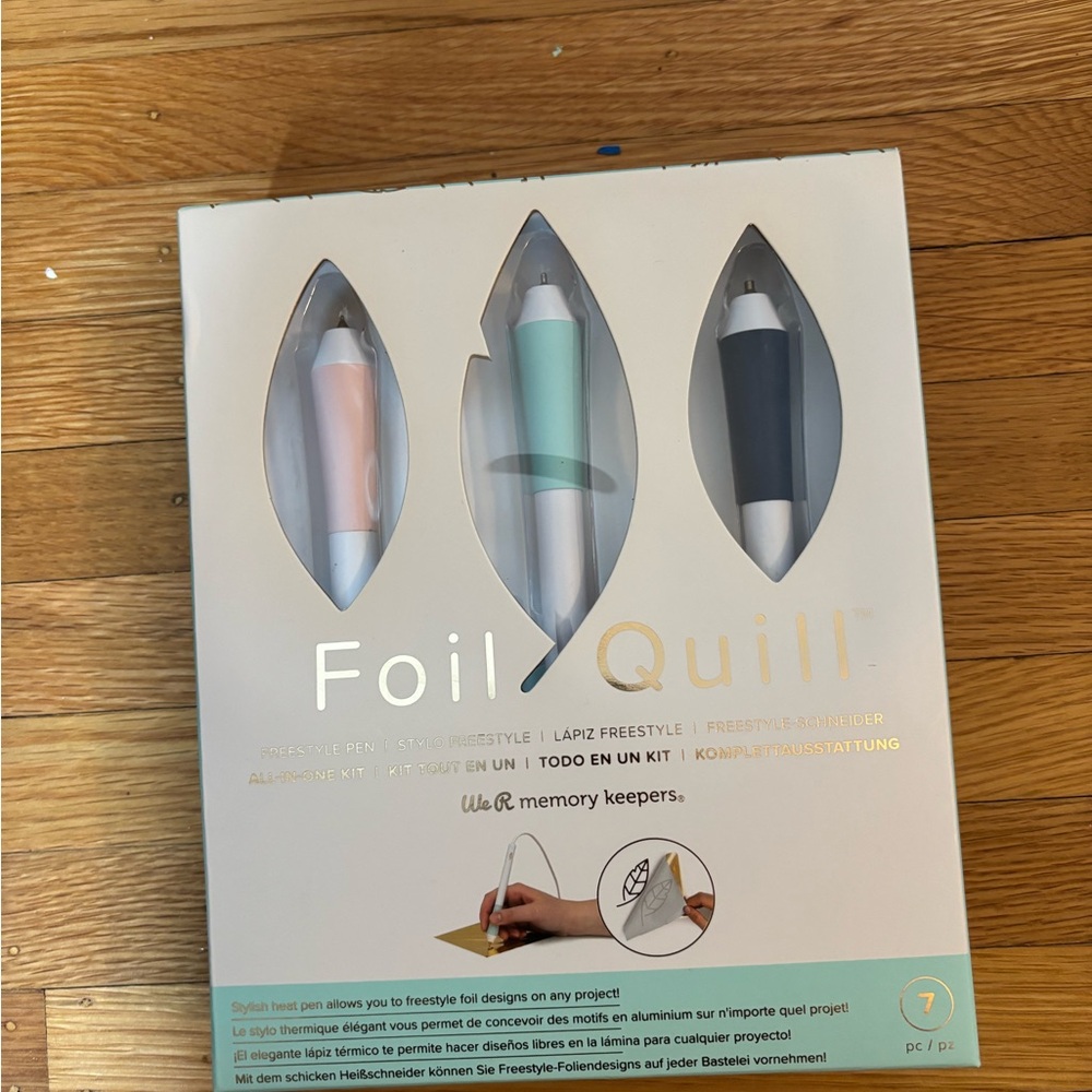Foil Quill Freestyle Pen Starter Kit - Mint, Peach, Blue